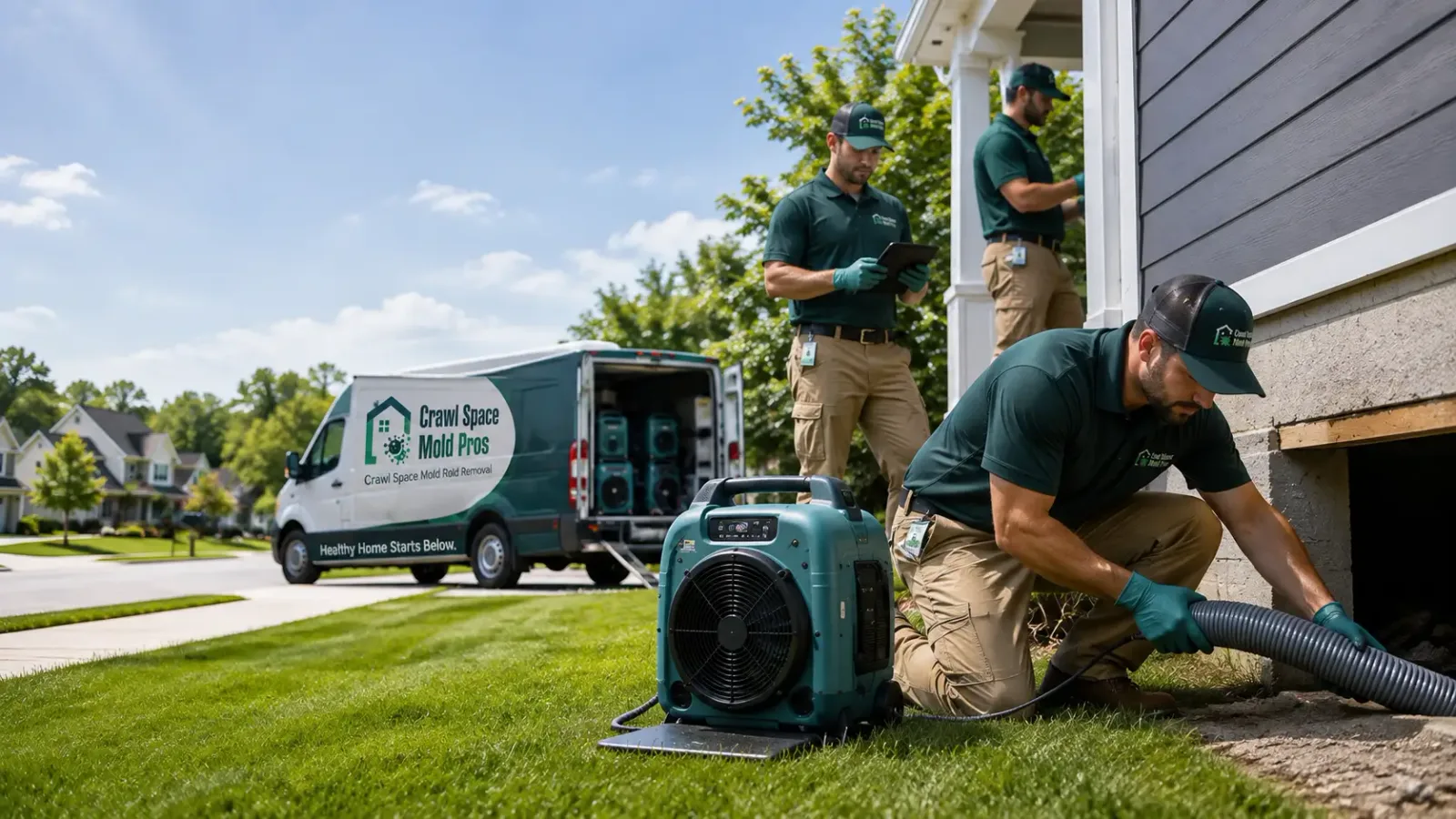Crawl Space Mold Removal in Belden, CA